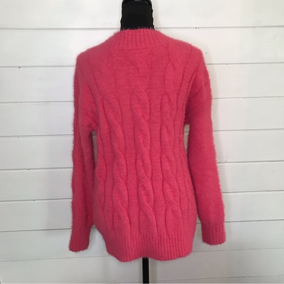 Lucky Brand Fuzzy Sweater Size S - Picture 3 of 6